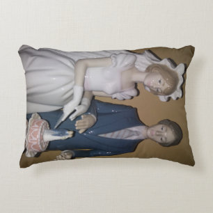 Schönes Lladro Wedding Throw Kissen
