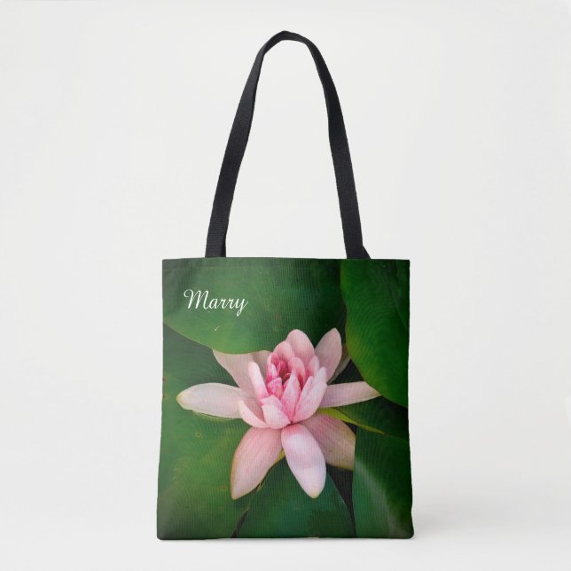Schönes Lotus Blume Personalisiertes Foto (Vorderseite)