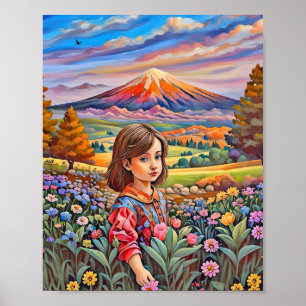 Schönes Mädchen aus Ararat Poster Paper (Matte)