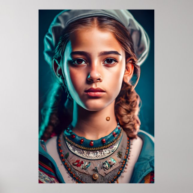 schönes Mädchen Poster (Vorne)