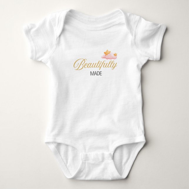 Schönes Made Baby Girl Strampler (Vorderseite)