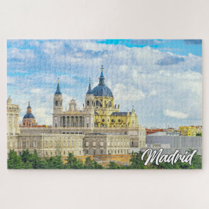 Schönes Madrid, Spanien Puzzle