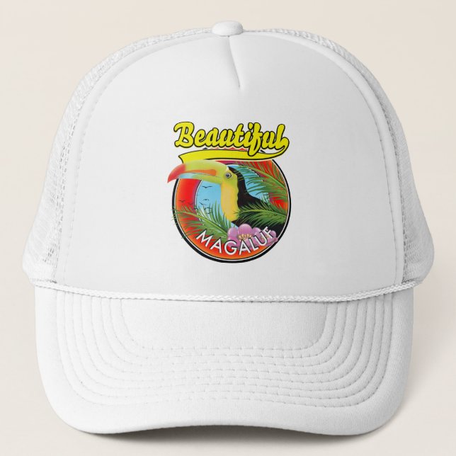 Schönes Magaluf, Toucan-Logo Truckerkappe (Vorderseite)