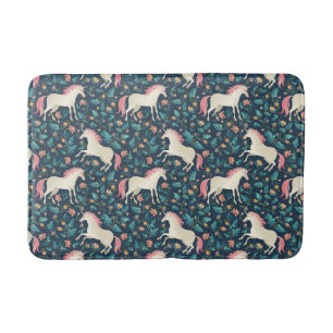 Schönes magisches Einhorn-Muster Badematte