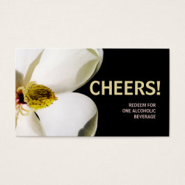 Schönes Magnolia Wedding Drink Ticket