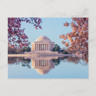 Schönes malerisches Foto von Jefferson Memorial Postkarte
