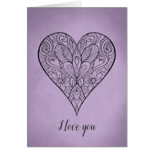 Schönes Mandala Herz I Liebe Sie