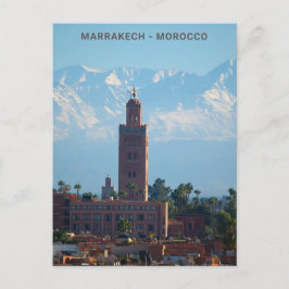 Schönes Marokko Rotes Marrakesch Atlas Gebirge Postkarte