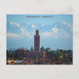 Schönes Marokko Rotes Marrakesch Atlas Gebirge Postkarte