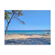 Schönes Meer Griechenland Postkarte