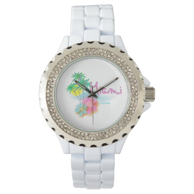 Schönes Miami, Florida Armbanduhr (Vorderseite)