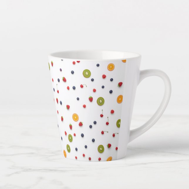 Schönes Mini-Fruchtmuster Milchtasse (Rechts)