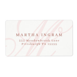 Schönes Minimalistisches Monogramm