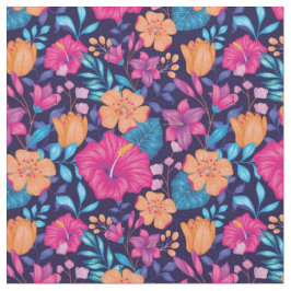 Schönes Mischblumenmuster Stoff