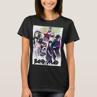Schönes Model Hellblau Kawaii Musik Vintage Re T-Shirt