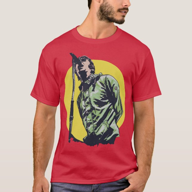 Schönes Model Liam Rock Gallagher Sänger Geschenke T-Shirt (Vorderseite)