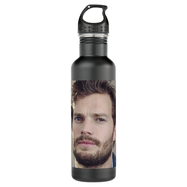 Schönes Modell Jason Drama Begie Schauspieler Gift Edelstahlflasche (Vorderseite)