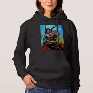 Schönes Modell Julie Strain Neon Button Up Womens  Hoodie