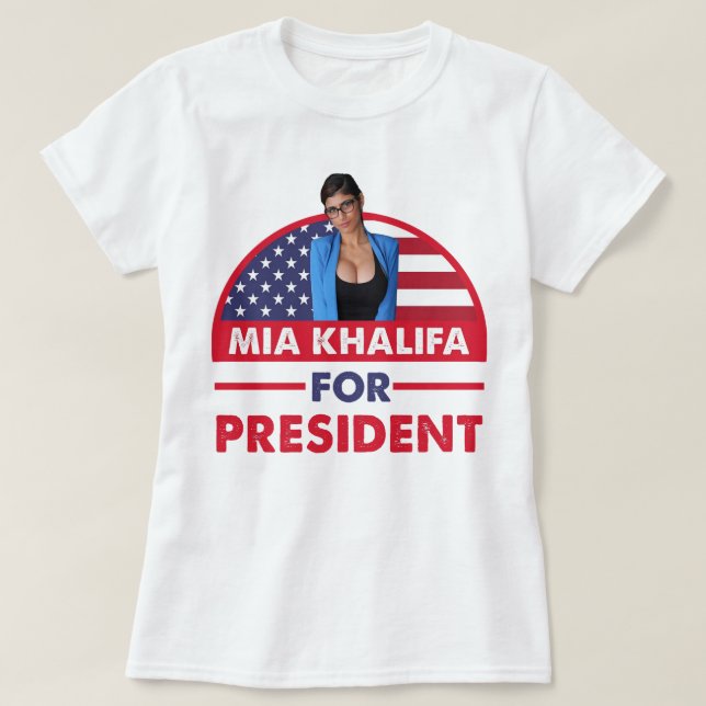 Schönes Modell Mia Khalifa Phantastisch für Filmfa T-Shirt (Design vorne)