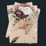 Schönes, modernes Beige Blumenmuster Geschenk Geschenkpapier Set<br><div class="desc">Ein wunderschön modernes Blumenmuster-Design auf beigefarbenem Hintergrund schafft eine hervorragende Geschenkfeier. Ideal für Hochzeiten,  Brautpartys,  Geburtstage und vieles mehr.</div>