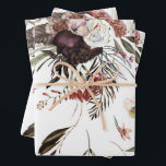 Schönes, modernes Blumenmuster Geschenk Geschenkpapier Set<br><div class="desc">Ein wunderschön modernes Blumenmuster-Design schafft eine hervorragende Geschenkfeier. Ideal für Hochzeiten,  Brautpartys,  Geburtstage und vieles mehr.</div>