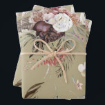 Schönes, modernes Design, grünes Blumenmuster Gesc Geschenkpapier Set<br><div class="desc">Ein wunderschön modernes Blumenmuster-Design auf einem schlauen grünen Hintergrund schafft eine hervorragende Geschenkfeier. Ideal für Hochzeiten,  Brautpartys,  Geburtstage und vieles mehr.</div>