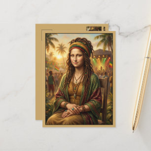 Schönes Mona Lisa Reggae Festival Postkarte