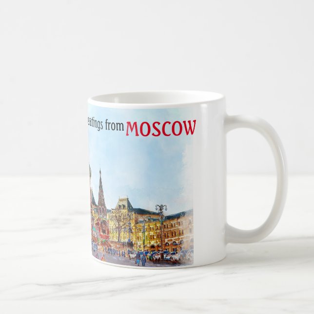 Schönes Moskau Kaffeetasse (Rechts)