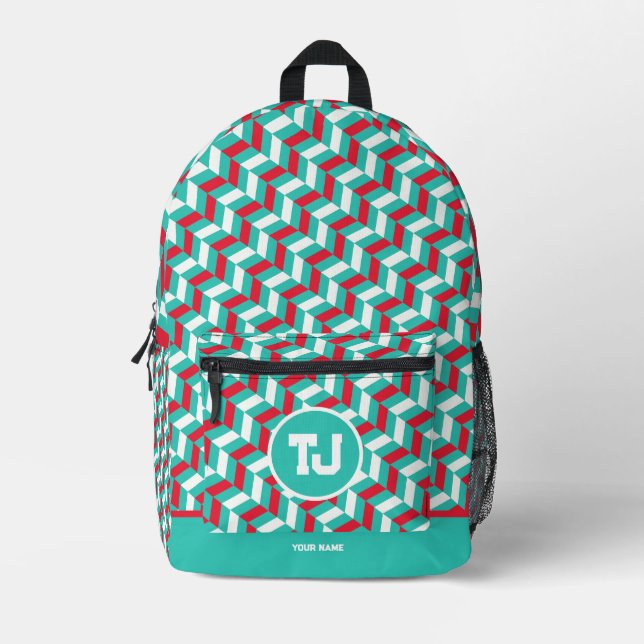 Schönes Muster Fun Basketball Bedruckter Rucksack (Vorderseite)