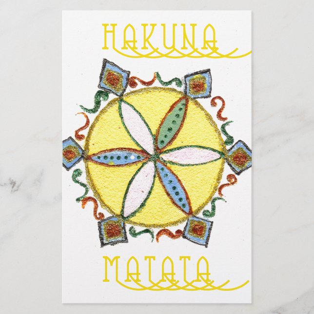 Schönes Muster für Inspiration-Star-Vektor Briefpapier (Vorderseite)