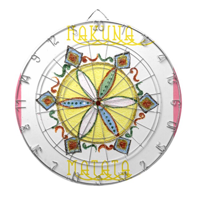 Schönes Muster für Inspiration-Star-Vektor Dartscheibe (vorne)