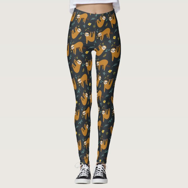 Schönes Muster Leggings (Vorderseite)