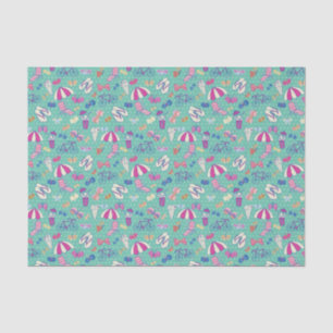 Schönes Muster mit Sommerelementen Seidenpapier