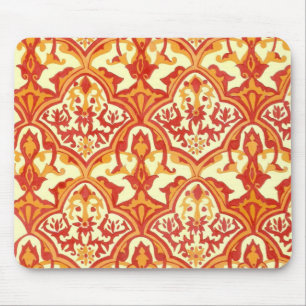 SCHÖNES MUSTER - Rot & Orange Mousepad