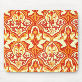 Schönes Muster rot & orange (TBA-Gewinner) Mousepad