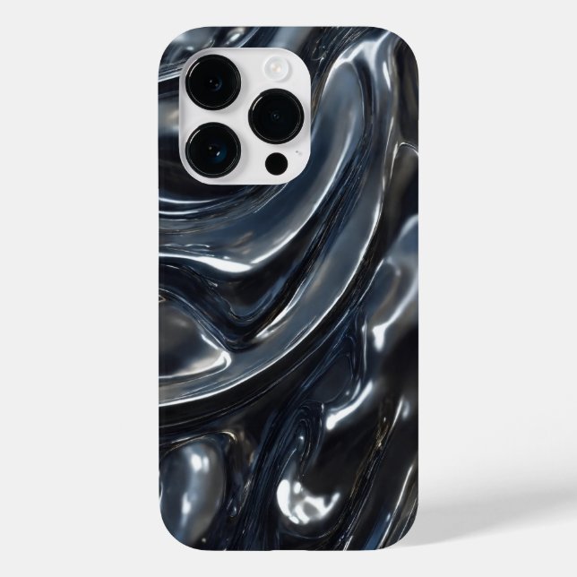 Schönes Muster von Titanfarben Case-Mate iPhone Hülle (Rückseite)