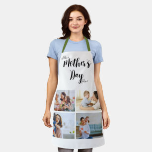 Schönes Muttertagsgeschenk - Apron mit All-Over-Pr Schürze
