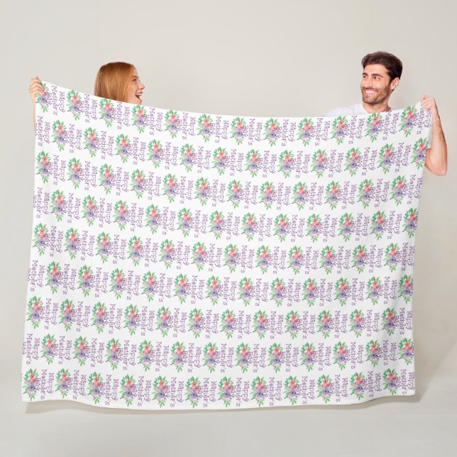 Schönes Muttertagsgeschenk Fleece Blanket (Beispiel)