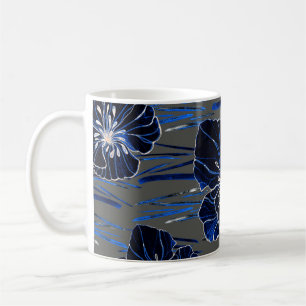 Schönes nahtloses Muster mit Aquarellfarben-Stilis Kaffeetasse