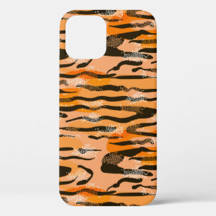 Schönes nahtloses Tigermuster, Pfirsichfarbe Case-Mate iPhone Hülle