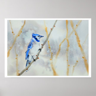 Schönes neues Aquarellmalposter Poster