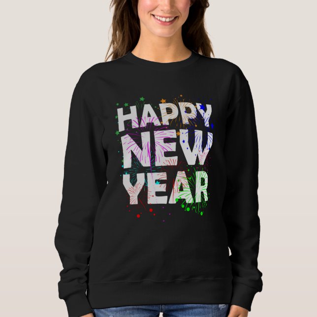 Schönes neues Jahr 2021 Neujahrsrückstand Sweatshirt (Vorderseite)