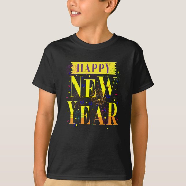 Schönes neues Jahr 2021 Neujahrsrückstand T-Shirt (Vorderseite)