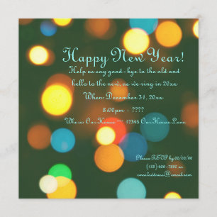 Schönes neues Jahr Einladung