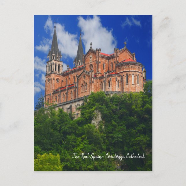 Schönes Nordspanien - Covadonga Postkarte (Vorderseite)