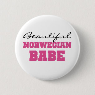 Schönes norwegisches Baby Button