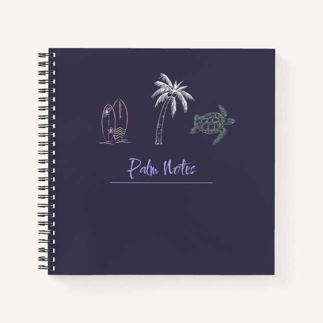 Schönes Notizbuch, schlicht, aber dennoch stylisch Notizbuch (Vorderseite)