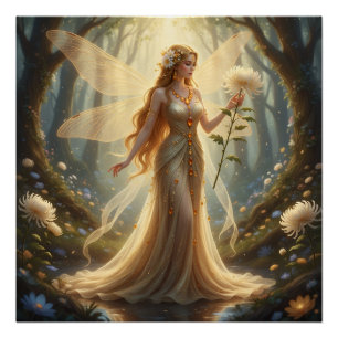 Schönes November Topaz Fairy Poster