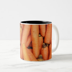 Schönes Obst und Gemüse Zweifarbige Tasse