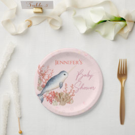 Schönes Ocean Baby Narwhal Muscheln Baby Dusche Pa Pappteller